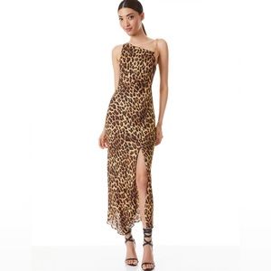 Alice + Olivia Harmony animal print maxi dress